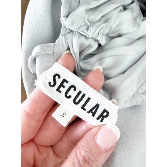 SECULAR alexandra shirt in silver S - Picture 6 of 9